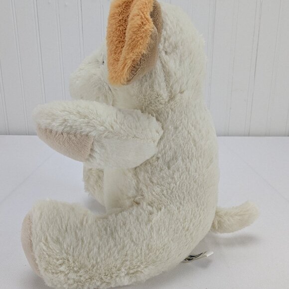 Curto Toy Cream Puppy Dog Plush 7" Stuffed Animal Security Friend Sewn Features - Picture 5 of 9